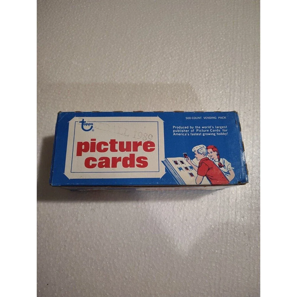 1989 Topps Baseball Picture Cards (Box of 500 / Case Stamped)